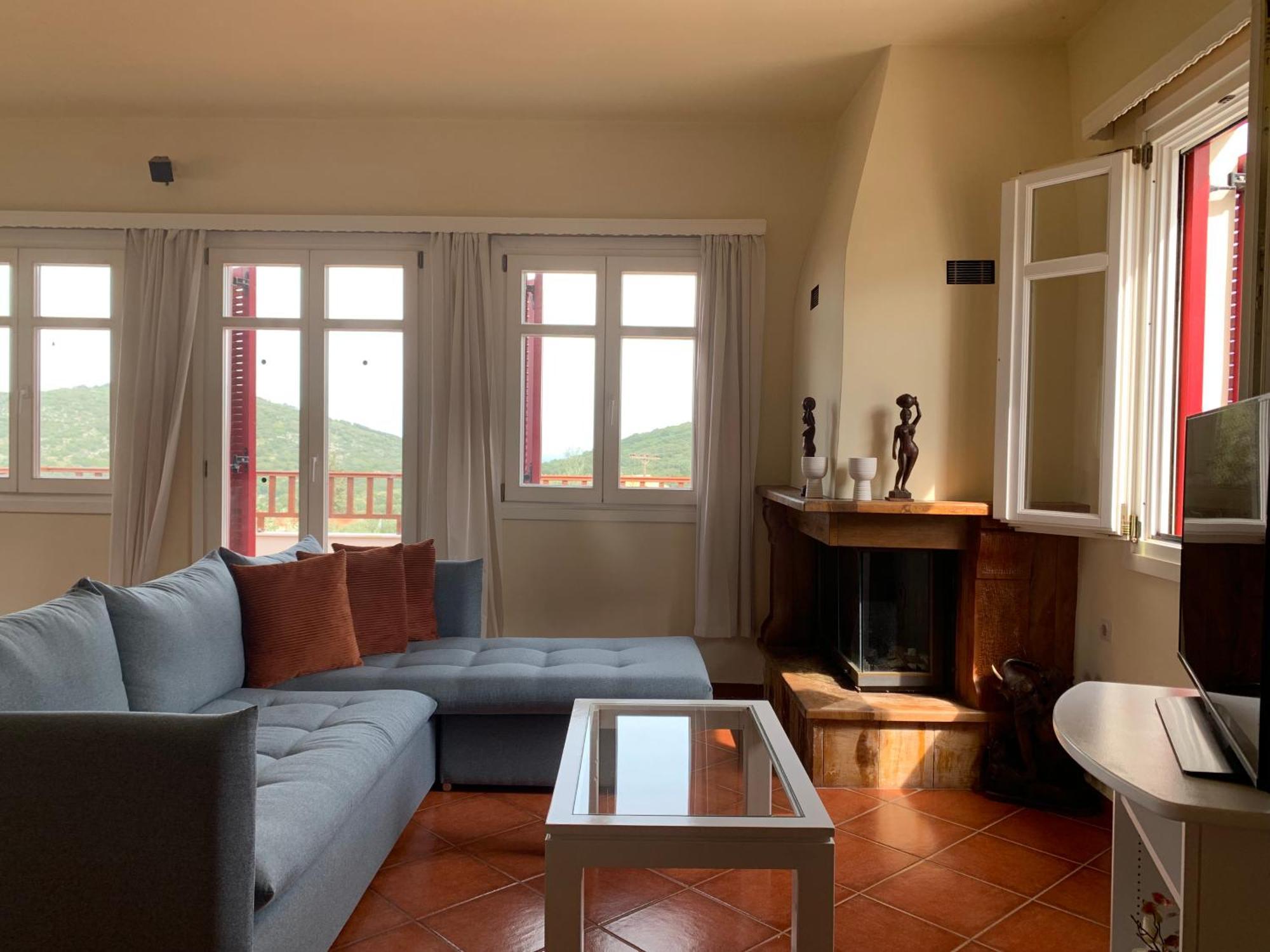 Pandora Villa Vathy  Ruang foto